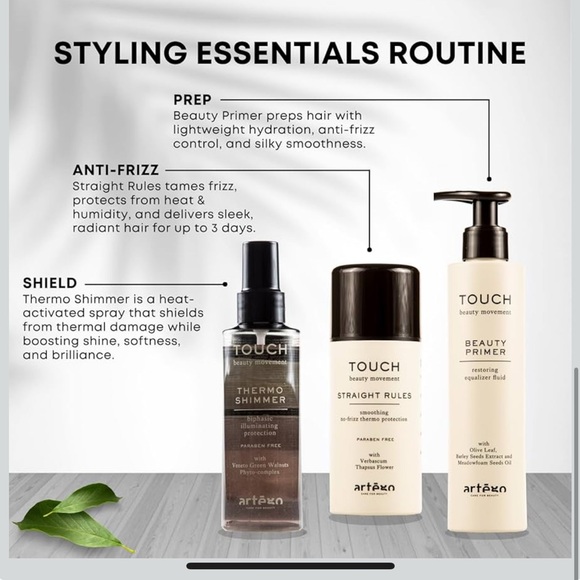 NEW🆕Artègo TOUCH Straight Rules Anti-Frizz Cream🤎3.4 oz. Leave-In Styling Cream - Picture 12 of 12